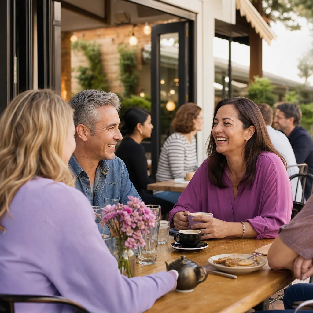 Adults taking part in a friendly evening quiz at a Torbay pub